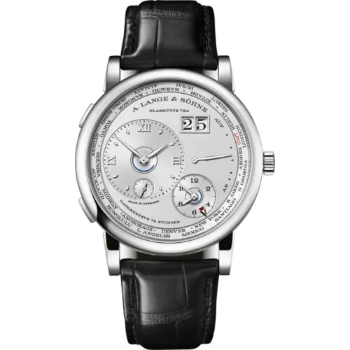 A. Lange & Söhne Lange 1 Timezone Platinum / Silver