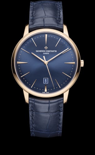 Vacheron Constantin Patrimony Contemporaine Self-Winding Pink Gold / Blue