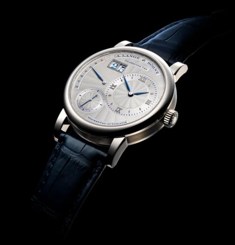 A. Lange & Söhne Lange 1 Daymatic White Gold / Silver Guilloche / Tokyo Boutique