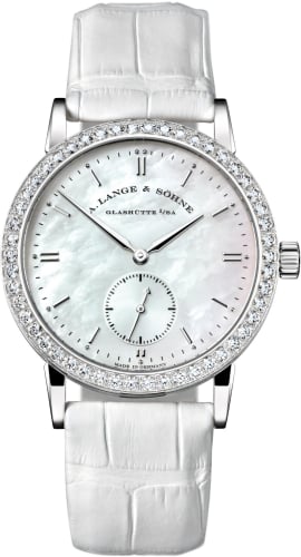 A. Lange & Söhne Little Saxonia White Gold - Diamond / MOP