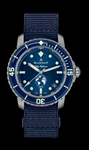 Blancpain Fifty Fathoms Ocean Commitment III Blue / Blue / Blue NATO