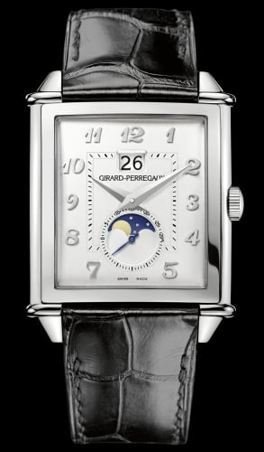 Girard-Perregaux Vintage 1945 XXL Large Date and Moonphases Stainless Steel / Silver