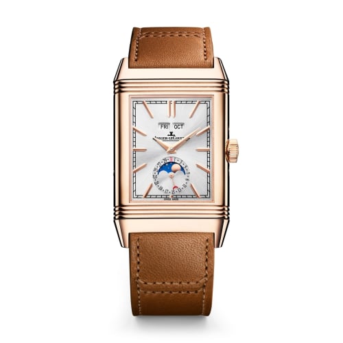 Jaeger-LeCoultre Reverso Tribute Duoface Calendar Pink Gold / Silver
