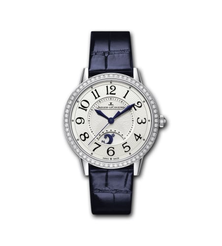 Jaeger-LeCoultre Rendez-Vous Night &amp; Day Stainless Steel - Diamond / Silver / Alligator