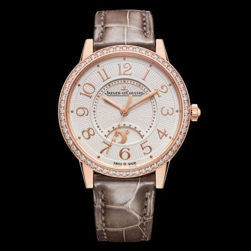Jaeger-LeCoultre Rendez-Vous Night &amp; Day Medium Pink Gold - Diamond / Silver