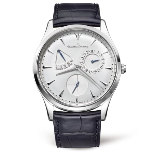 Jaeger-LeCoultre Master Ultra Thin Réserve de Marche Stainless Steel / Silver / Alligator