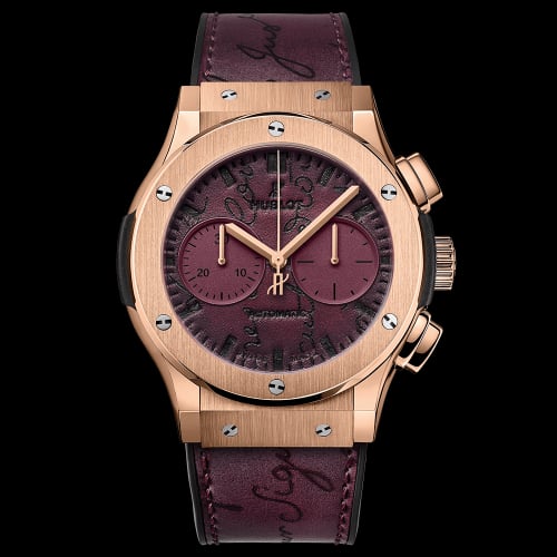 Hublot Classic Fusion 45 Chronograph Berluti Scritto Bordeaux