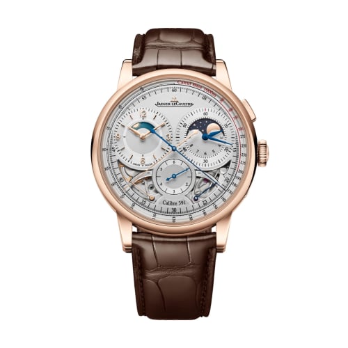 Jaeger-LeCoultre Duomètre Chronograph Moon Pink Gold / Silver