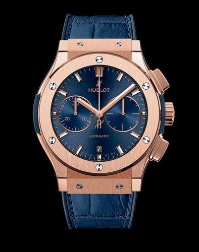Hublot Classic Fusion 45 Chronograph King Gold / Blue