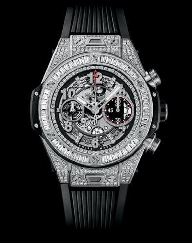 Hublot Big Bang Unico 45 Titanium / Jewellery / Black