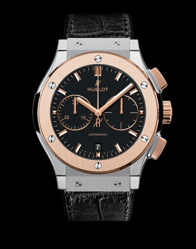 Hublot Classic Fusion 45 Chronograph Titanium / King Gold / Black