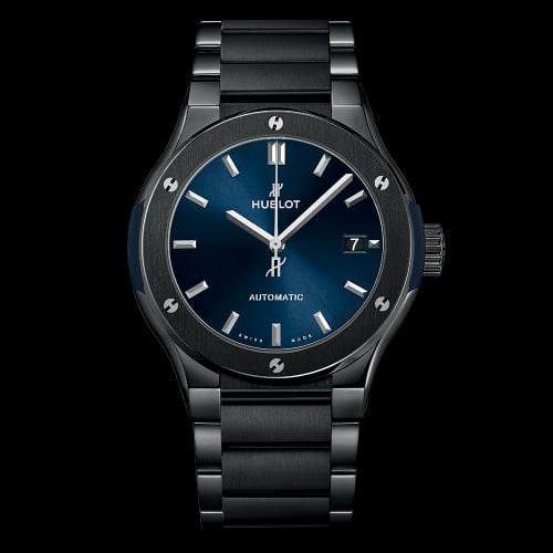 Hublot Classic Fusion 45 Ceramic / Blue / Bracelet