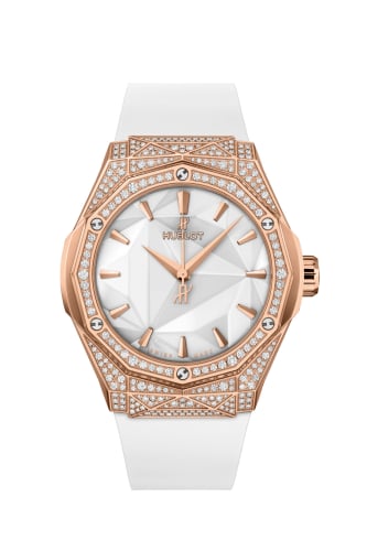 Hublot Classic Fusion Orlinski 40 Kng Gold - Pavé / White / Rubber