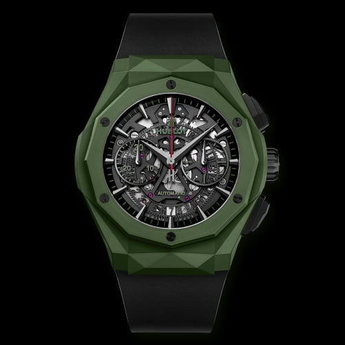 Hublot Classic Fusion 45 Aerofusion Chronograph Orlinski Mexico Green Ceramic