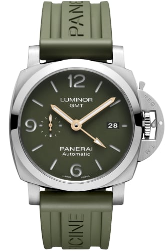 Panerai Luminor 1950 44 3 Days GMT Automatic Stainless Steel / Mahendra Singh Dhoni