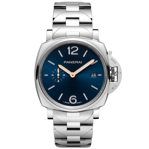 Panerai Luminor Due 42 Automatic Stainless Steel / Blue / Bracelet