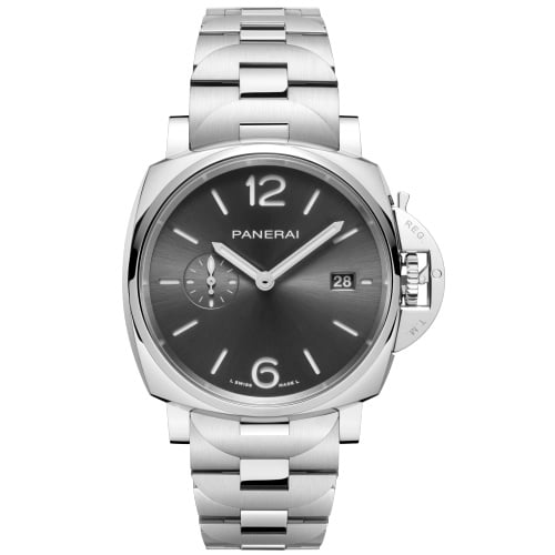Panerai Luminor Due 42 Automatic Stainless Steel / Grey / Bracelet