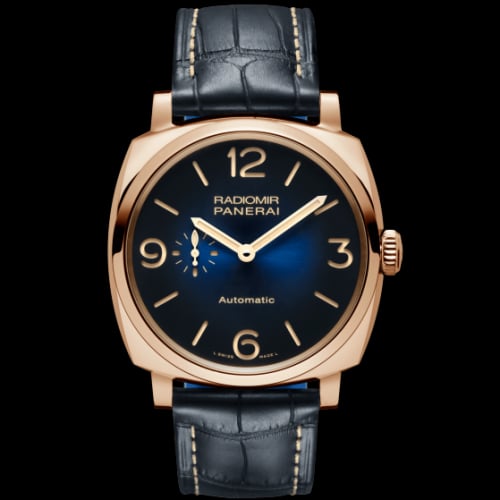 Panerai Radiomir 1940 45 3 Days Automatic Red Gold / Blue / Mediterraneo
