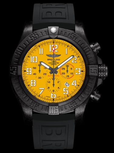 Breitling Avenger Hurricane 12H Breitlight / Cobra Yellow / Rubber / Pin