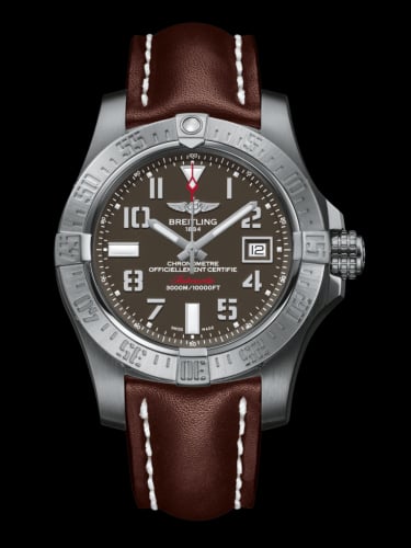 Breitling Avenger II Seawolf Stainless Steel / Tungsten Gray / Calf / Pin