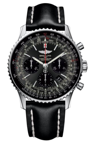 Breitling Navitimer 01 Stainless Steel / Stratus Gray / Calf / Folding