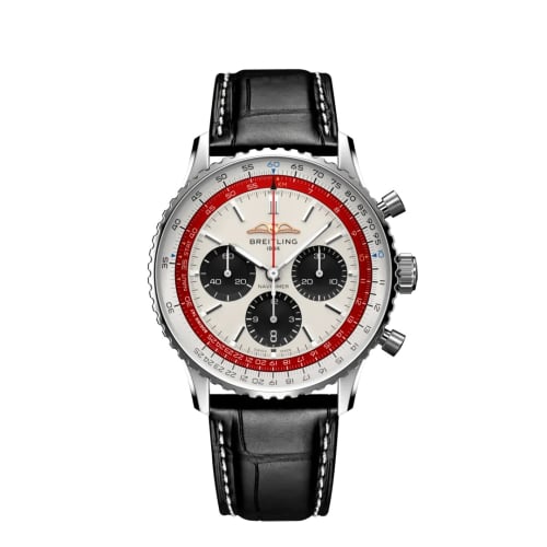 Breitling Navitimer B01 Chronograph 43 Stainless Steel / Boeing 747 / Alligator - Folding