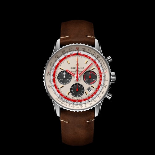 Breitling Navitimer 1 B01 Chronograph 43 Stainless Steel / Airline Editions TWA / Calf / Pin