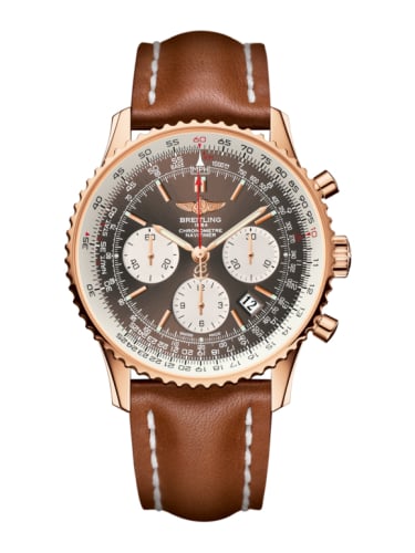 Breitling Navitimer 01 43 Red Gold / Bronze / Calf