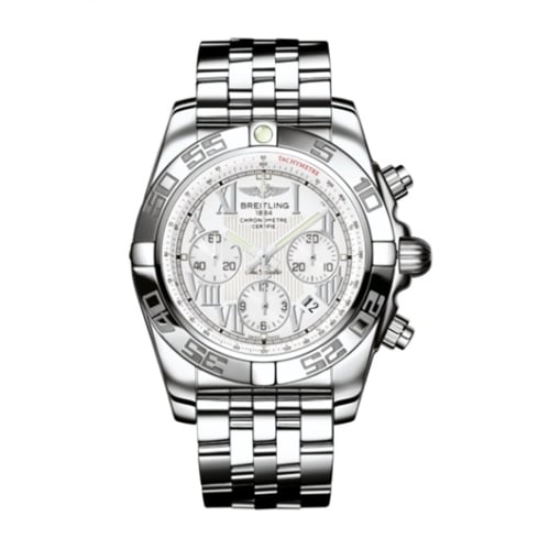 Breitling Chronomat 44 Stainless Steel / Antarctica White / Bracelet