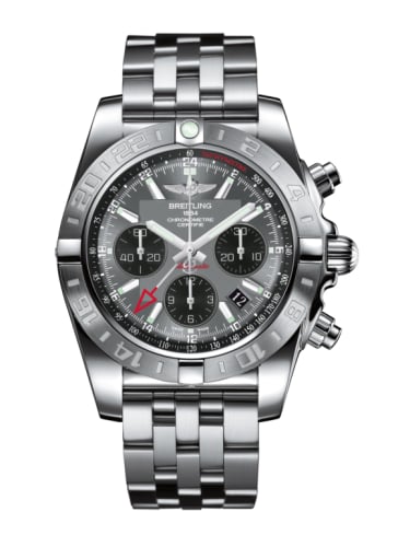 Breitling Chronomat 44 GMT Stainless Steel / Blackeye Grey / Bracelet
