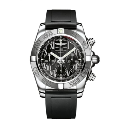 Breitling Chronomat 44 Stainless Steel / Black - Roman / Rubber