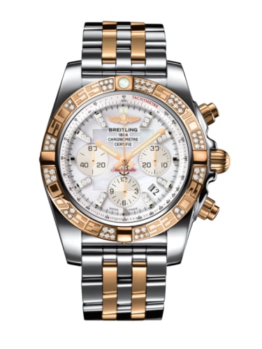 Breitling Chronomat 44 Stainless Steel / Rose Gold / Diamond / Pearl Diamond / Bracelet
