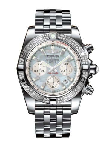 Breitling Chronomat 44 Stainless Steel / Diamond / Gray Pearl / Bracelet