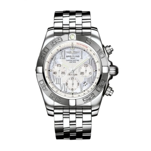 Breitling Chronomat 44 Stainless Steel / MOP - Roman / Bracelet