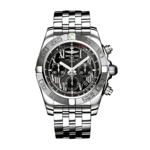 Breitling Chronomat 44 Stainless Steel / Black - Roman / Bracelet
