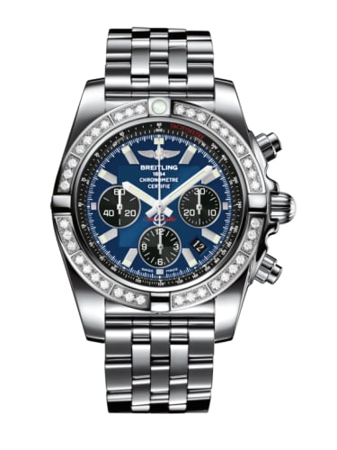 Breitling Chronomat 44 Stainless Steel / Diamond / Blackeye Blue / Bracelet