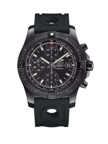 Breitling Colt Chronograph Automatic Blacksteel / Volcano Black / Rubber