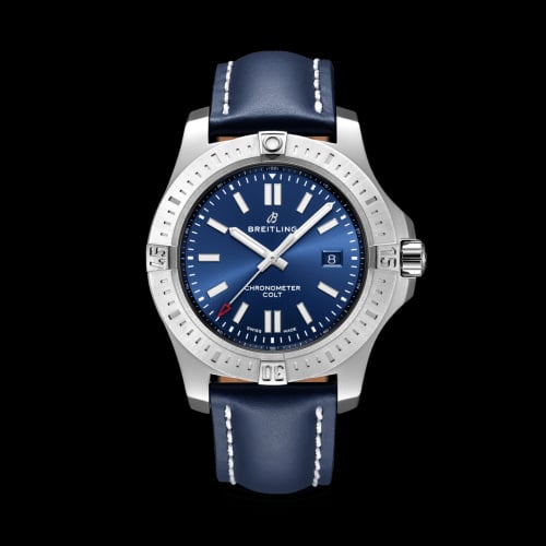 Breitling Chronomat Colt 44 Automatic Blue / Calf / Folding