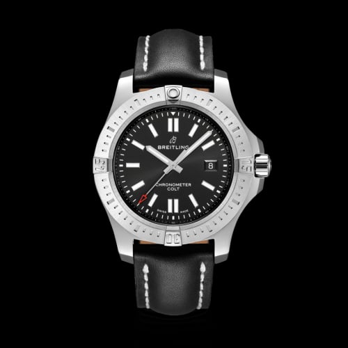 Breitling Chronomat Colt 44 Automatic Black / Calf / Folding