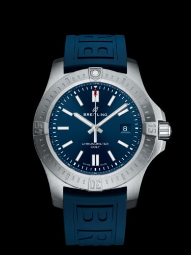 Breitling Chronomat Colt 44 Automatic Blue / Rubber / Folding