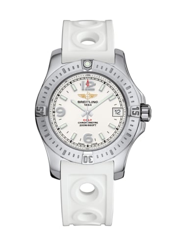 Breitling Colt 36 Stratus Silver / Rubber / Pin
