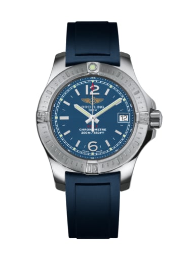 Breitling Colt Lady Mariner Blue / Rubber / Pin