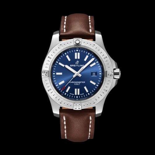 Breitling Chronomat Colt 44 Automatic Blue / Calf / Pin