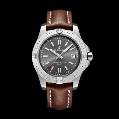Breitling Chronomat Colt 41 Automatic Tempest Grey / Calf / Folding