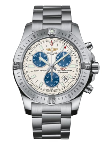 Breitling Colt Chronograph Stratus Silver / Bracelet