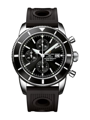 Breitling Superocean Heritage 46 Chronograph Stainless Steel / Black / Black / Rubber