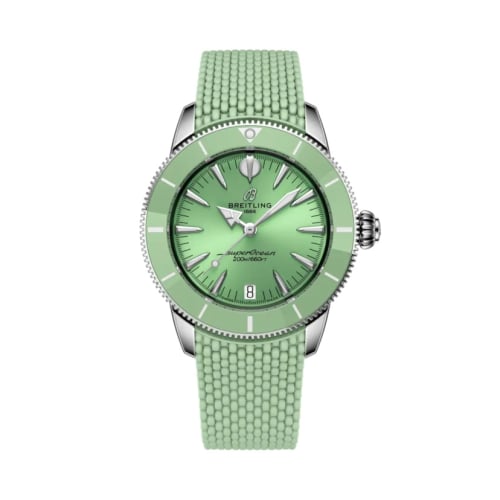 Breitling Superocean Heritage B31 Automatic 36 Stainless Steel / Green / Rubber