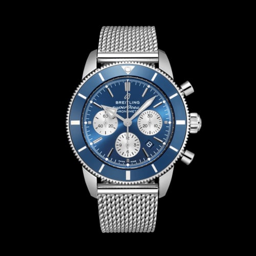 Breitling Superocean Heritage II B01 Chronograph 44 Stainless Steel / Blue / Bracelet