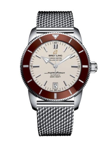 Breitling Superocean Heritage II 42 Stainless Steel / Bronze / Silver / Milanese