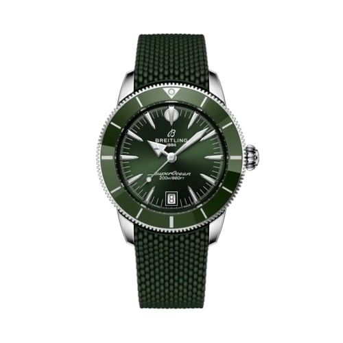 Breitling Superocean Heritage B31 Automatic 40 Stainless Steel / Green / Rubber